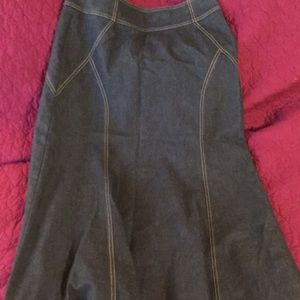 Cato denim skirt size 12.